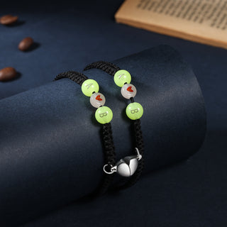 Custom Letter Heart Shaped Bracelet