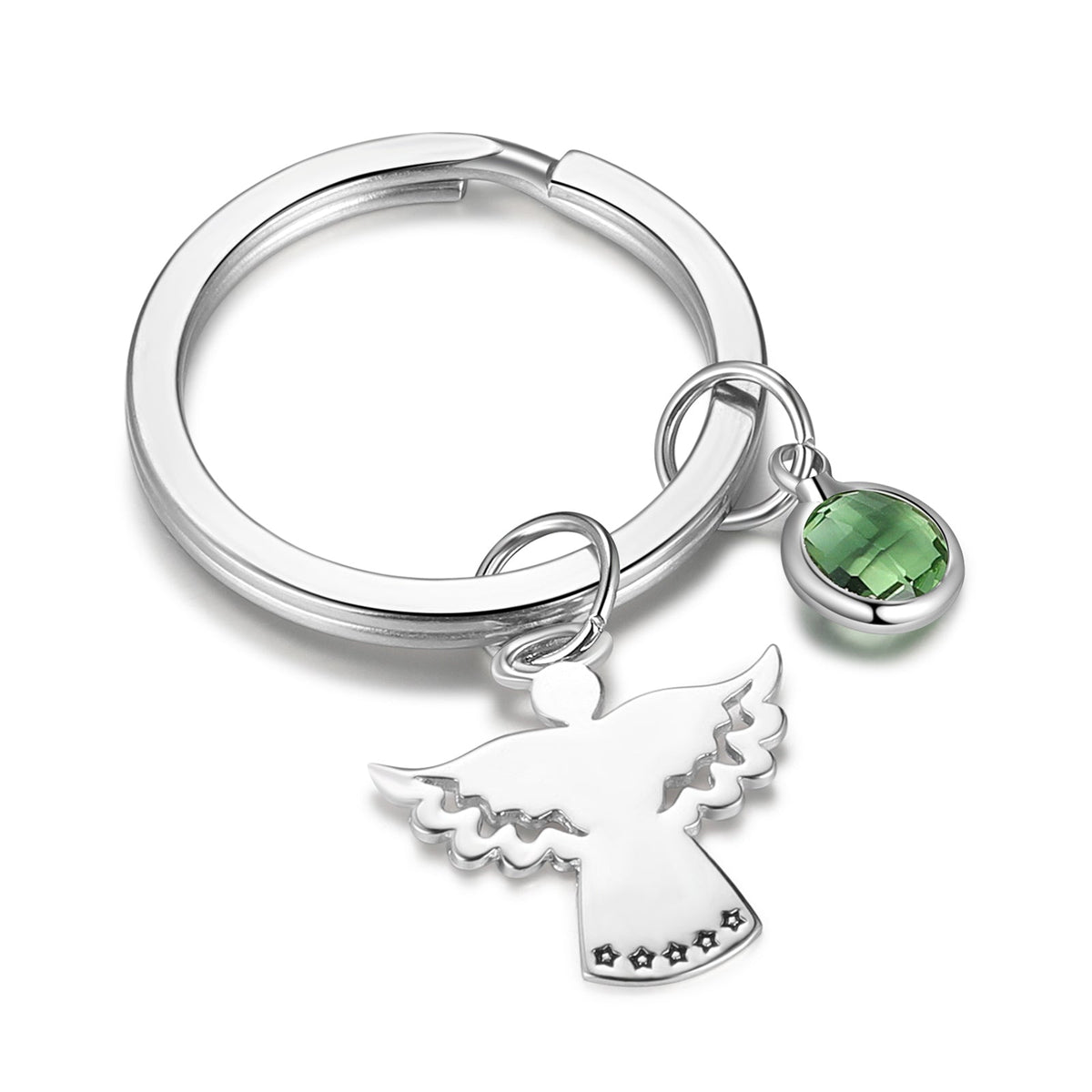 Custom Name Angel Keychain