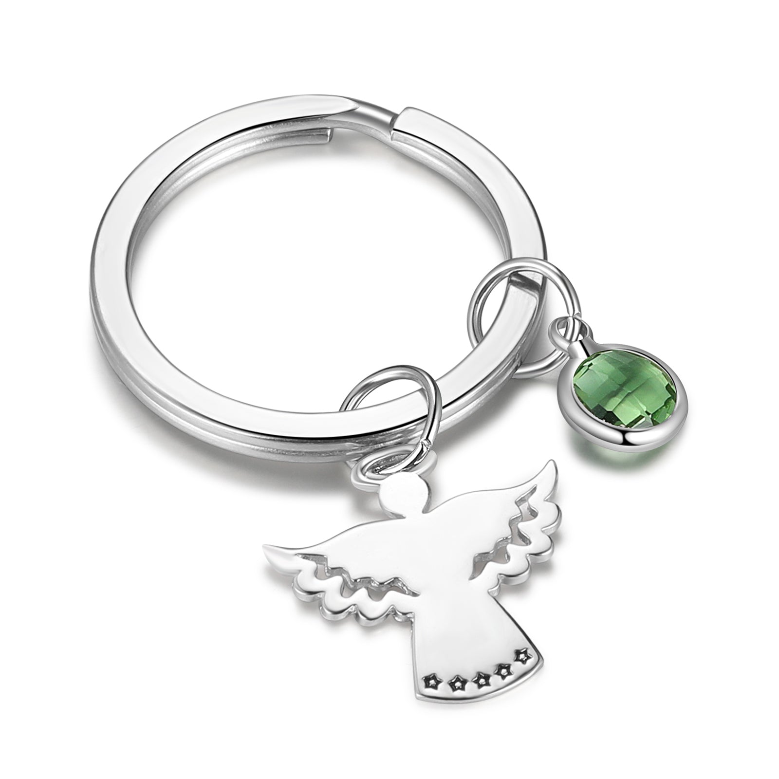 Custom Name Angel Keychain