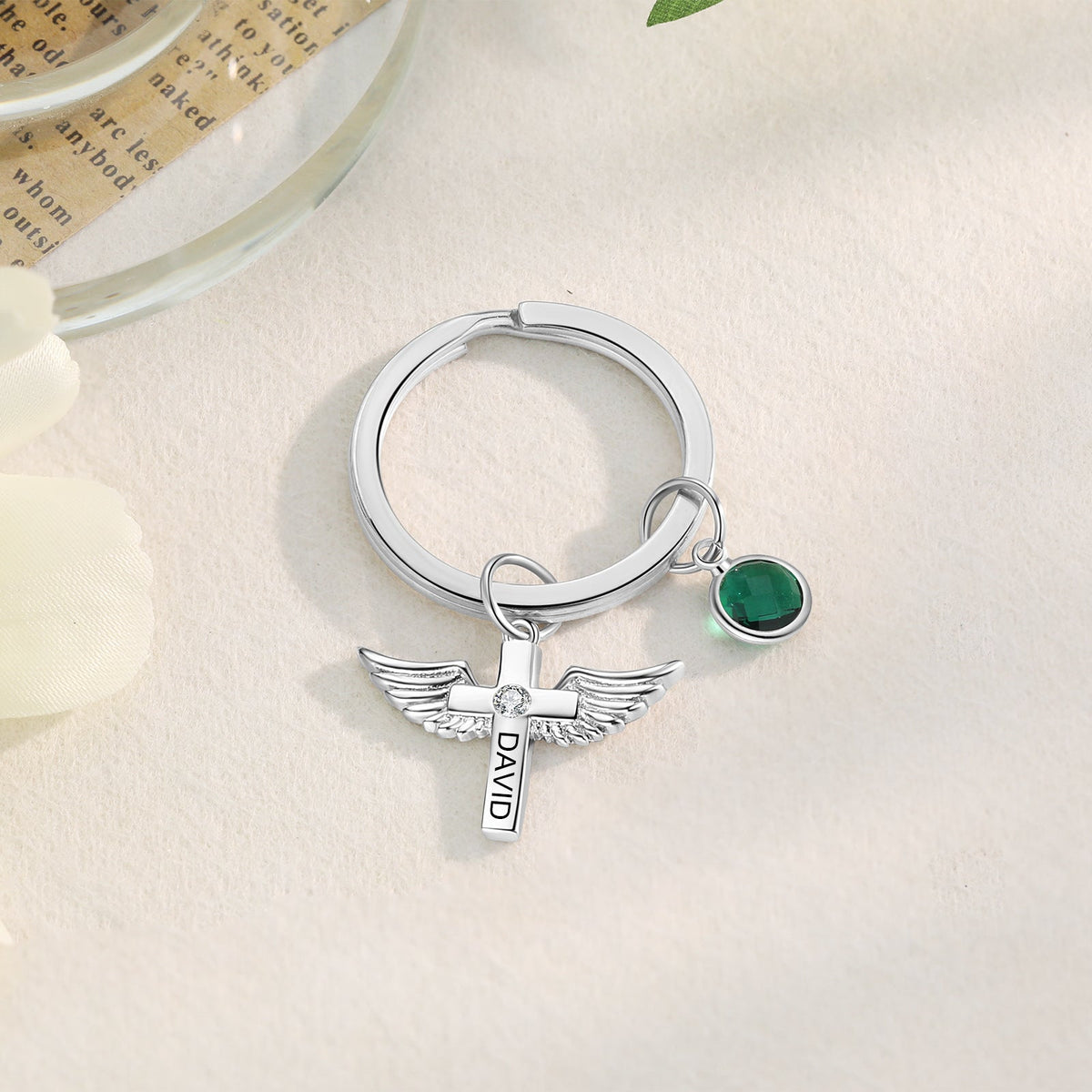 Custom Cross Keychain