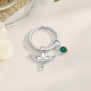 Custom Cross Keychain