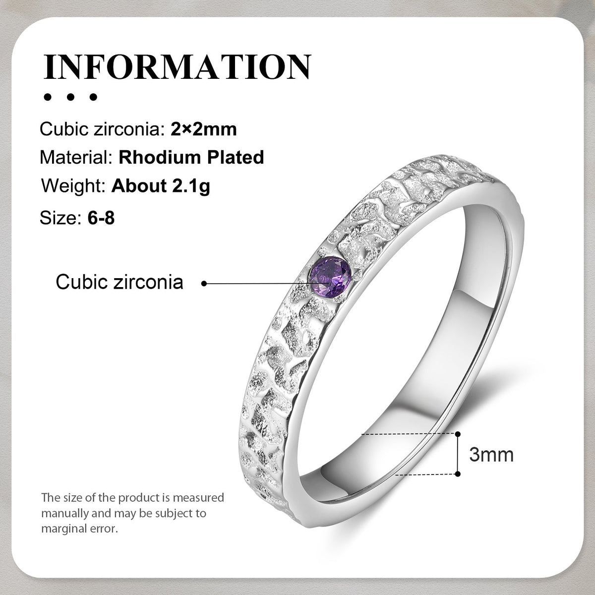 Custom Birthstone Ring