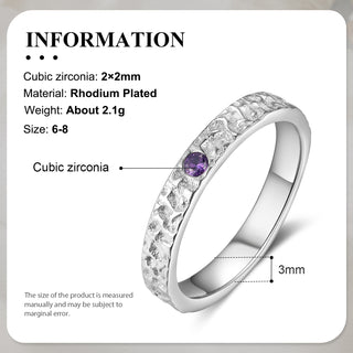 Custom Birthstone Ring