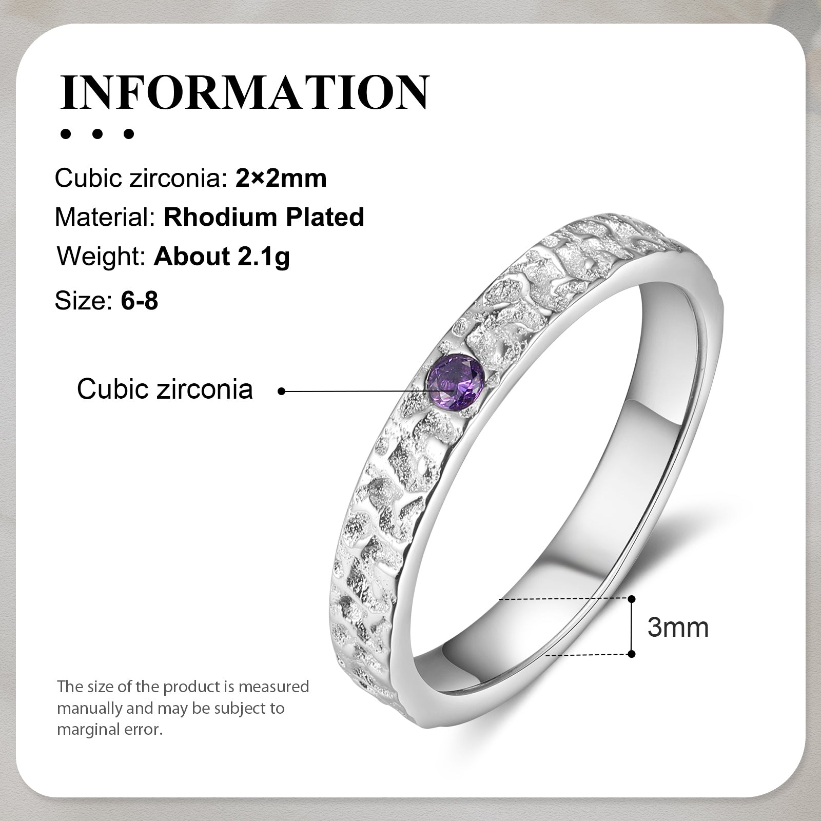 Custom Birthstone Ring