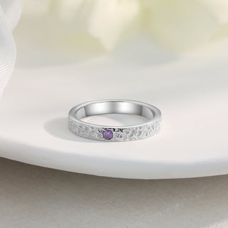 Custom Birthstone Ring