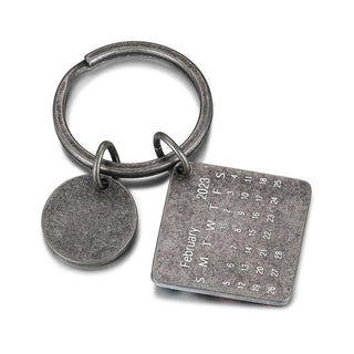 Custom Calendar And Photo Keychain