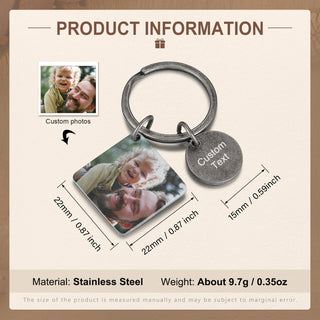 Custom Calendar And Photo Keychain