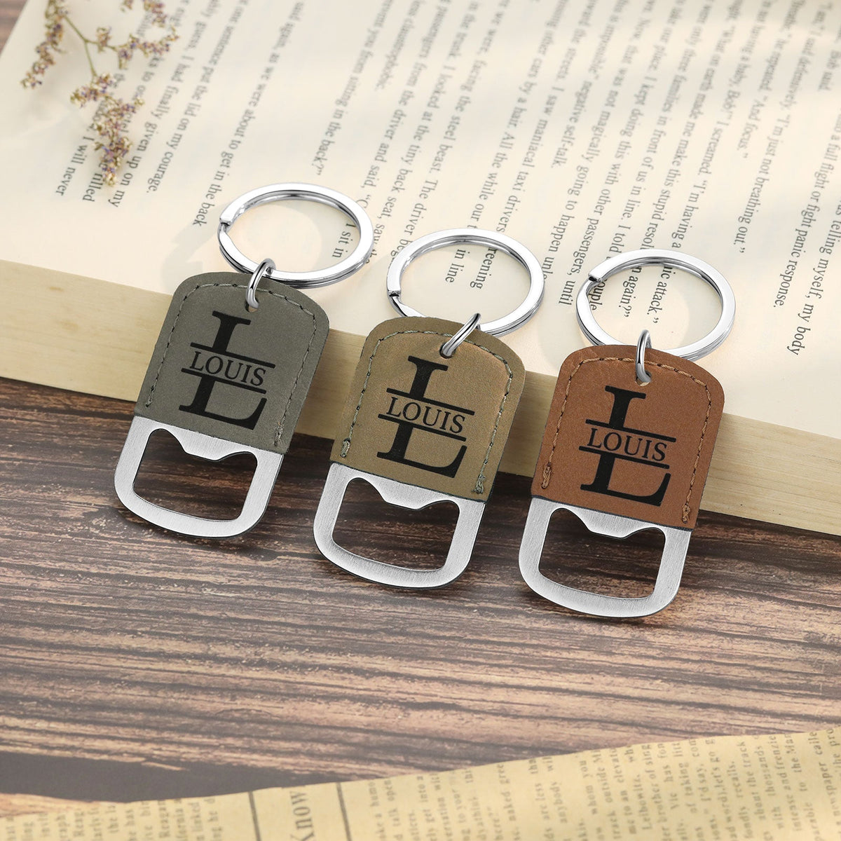 Custom Letter And Name Keychain