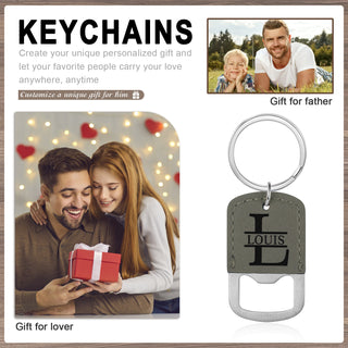 Custom Letter And Name Keychain