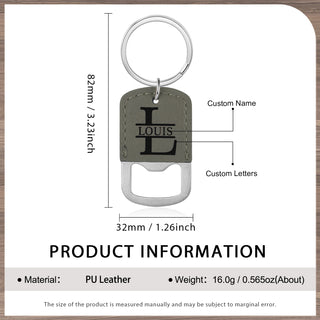 Custom Letter And Name Keychain