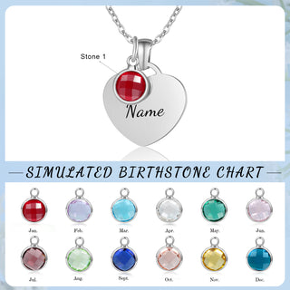 Custom Birthstone Necklace