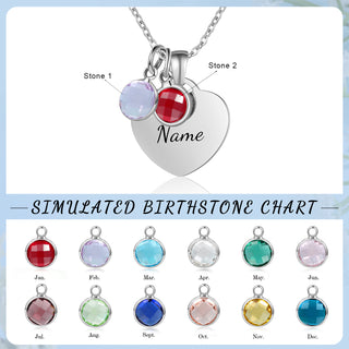 Custom Birthstone Necklace