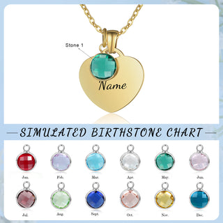 Custom Birthstone Necklace