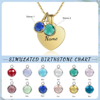 Custom Birthstone Necklace