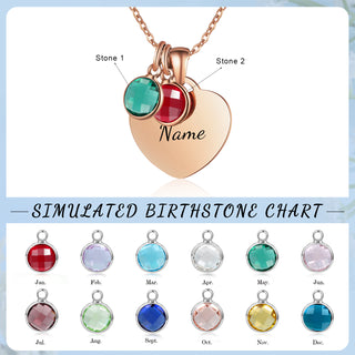 Custom Birthstone Necklace