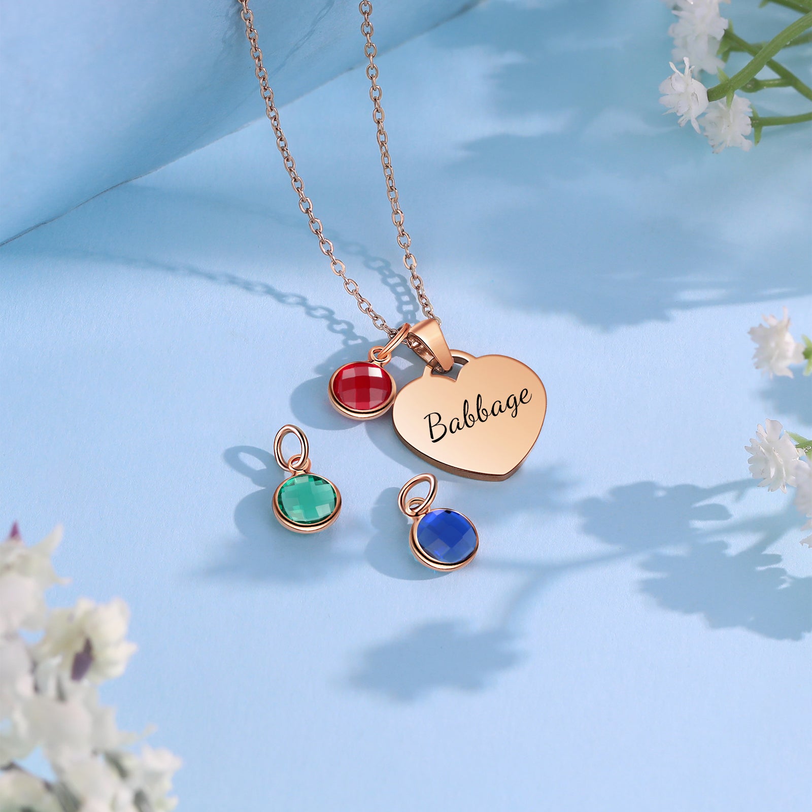 Custom Birthstone Necklace