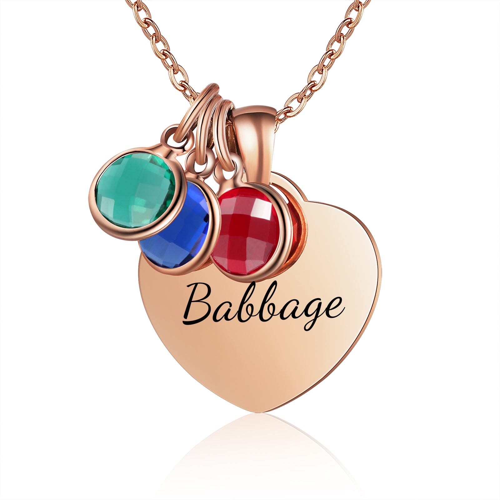 Custom Birthstone Necklace