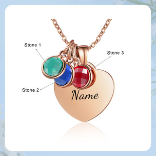 Custom Birthstone Necklace