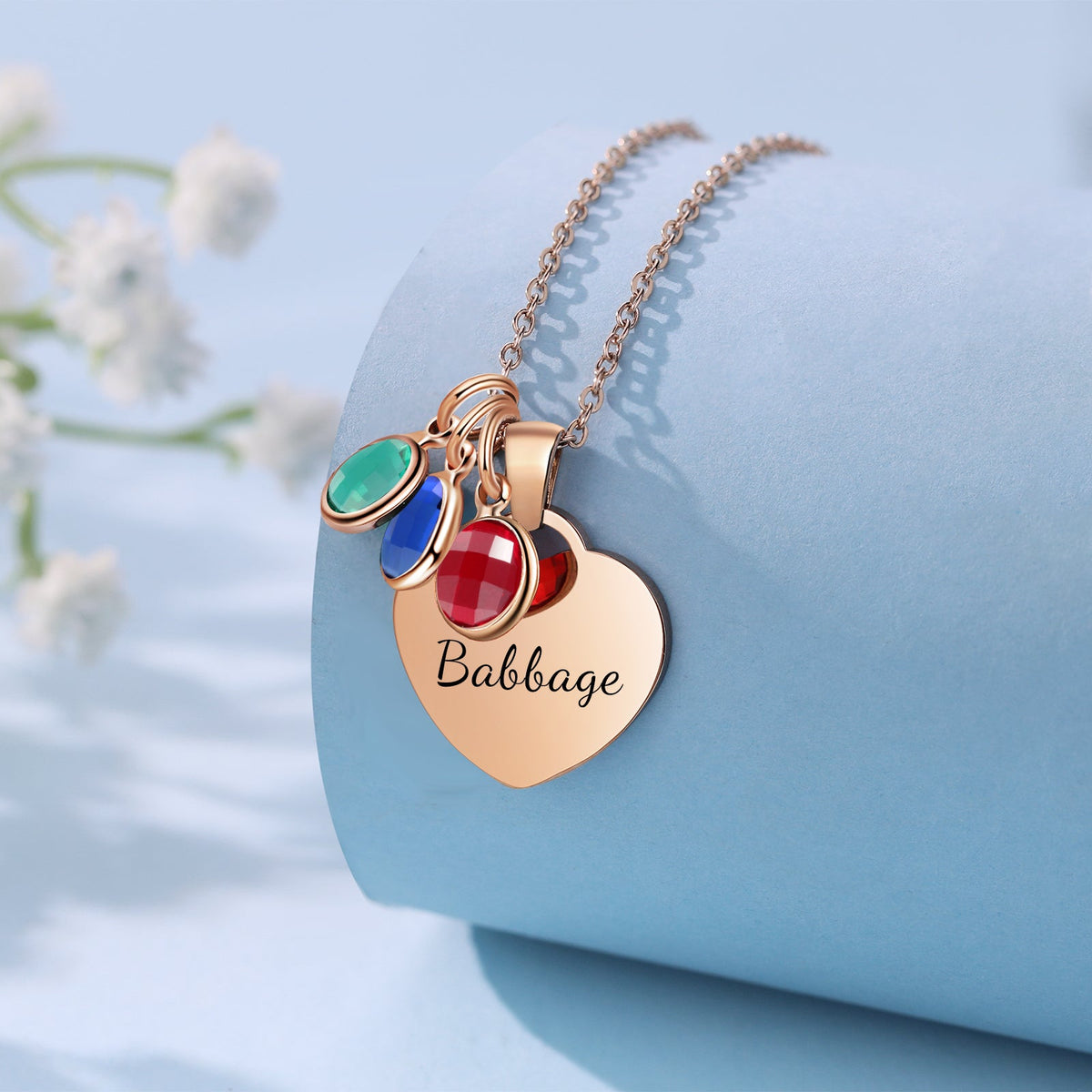 Custom Birthstone Necklace