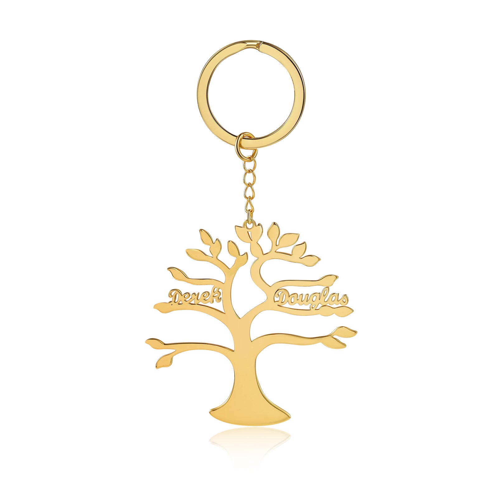 Custom Life Tree Name Keychain