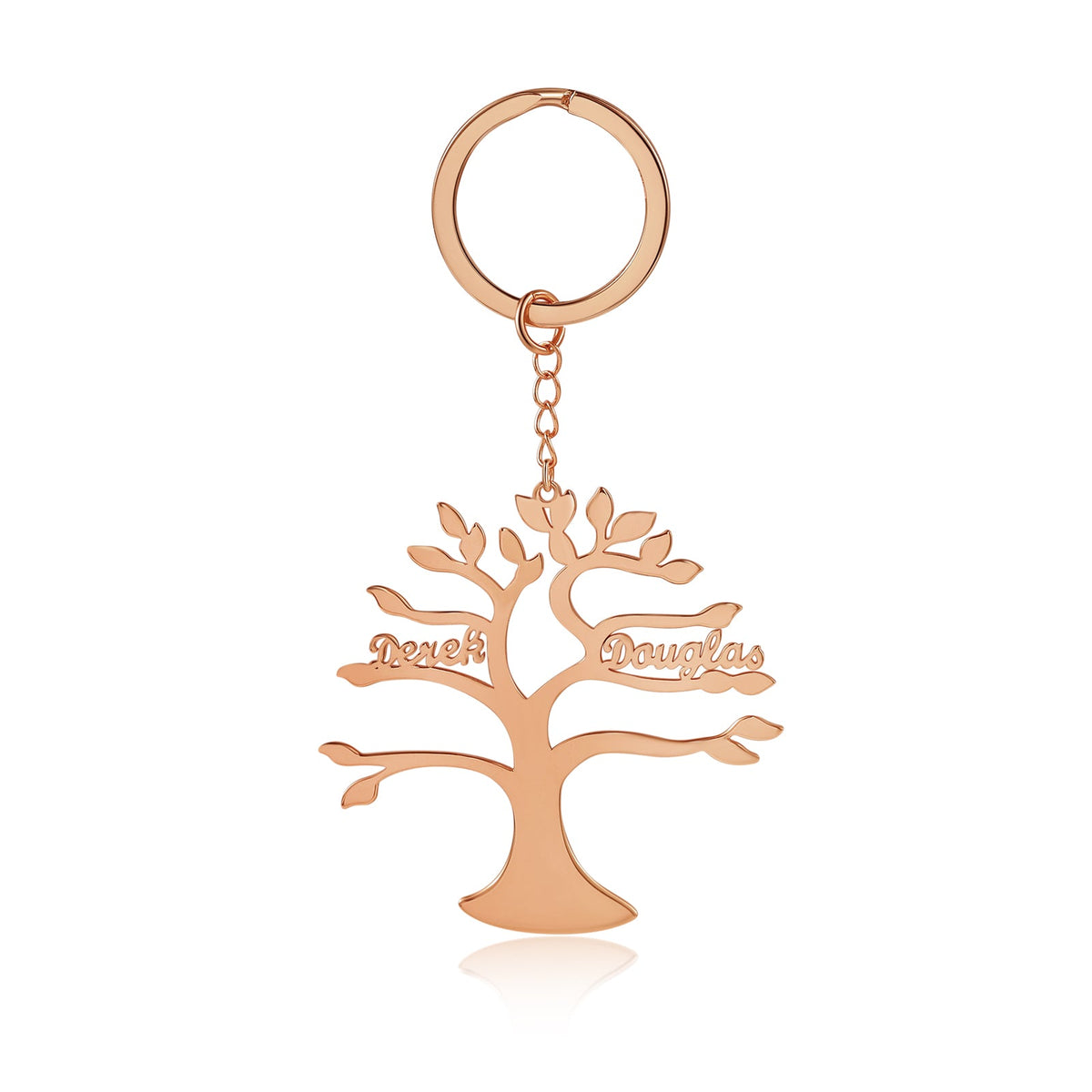 Custom Life Tree Name Keychain