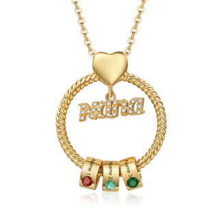 Custom Birthstone Necklace