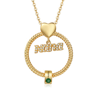 Custom Birthstone Necklace