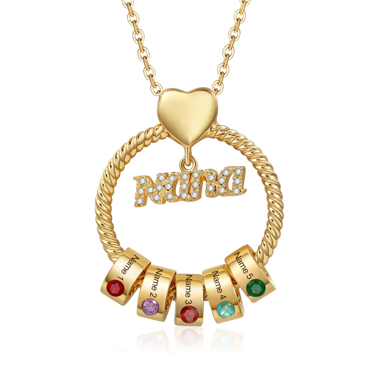 Custom Birthstone Necklace