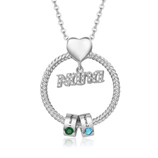 Custom Birthstone Necklace