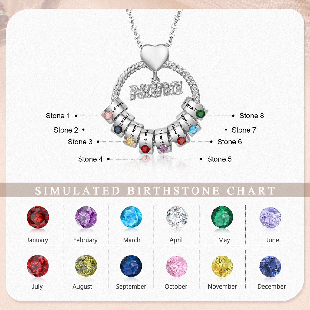 Custom Birthstone Necklace