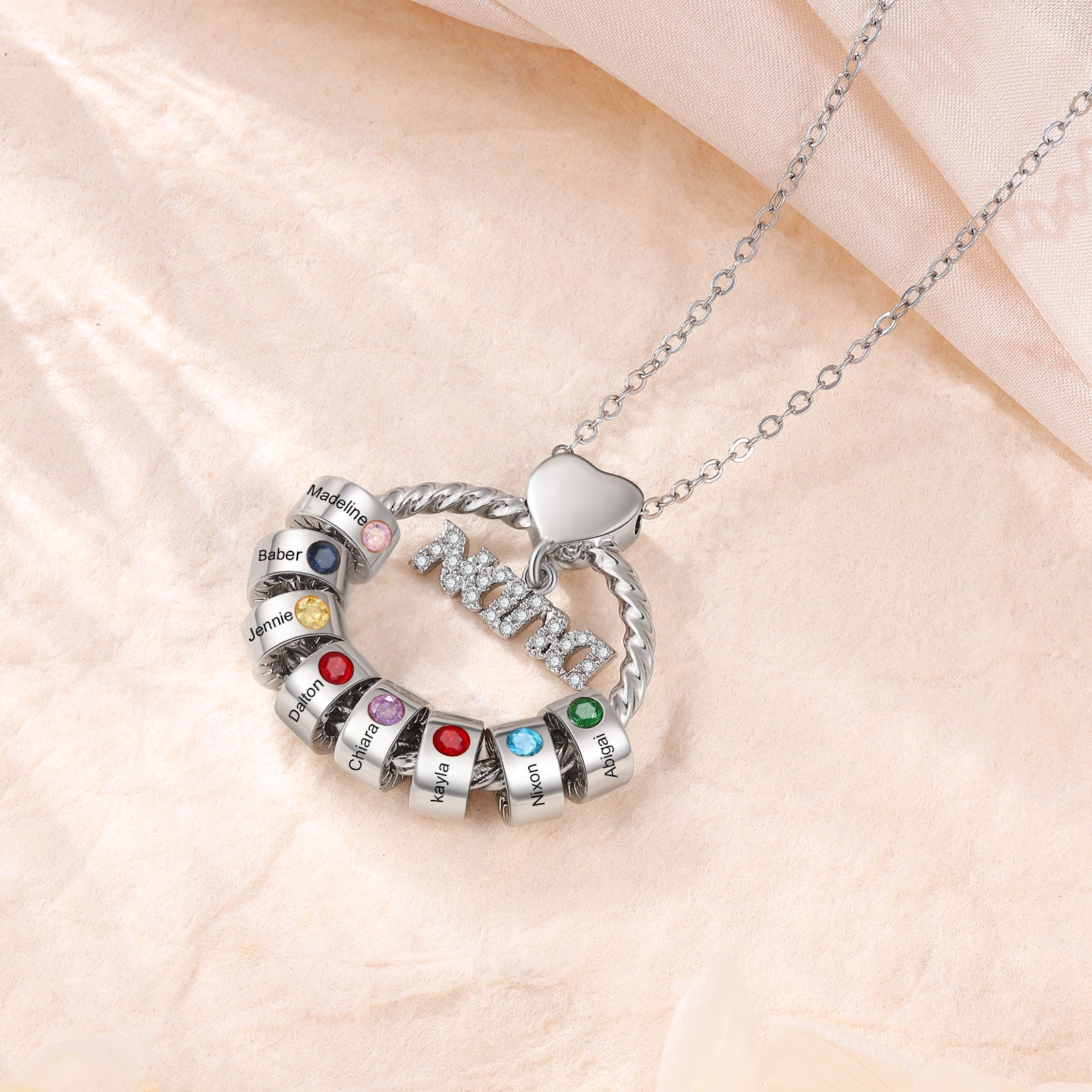 Custom Birthstone Necklace