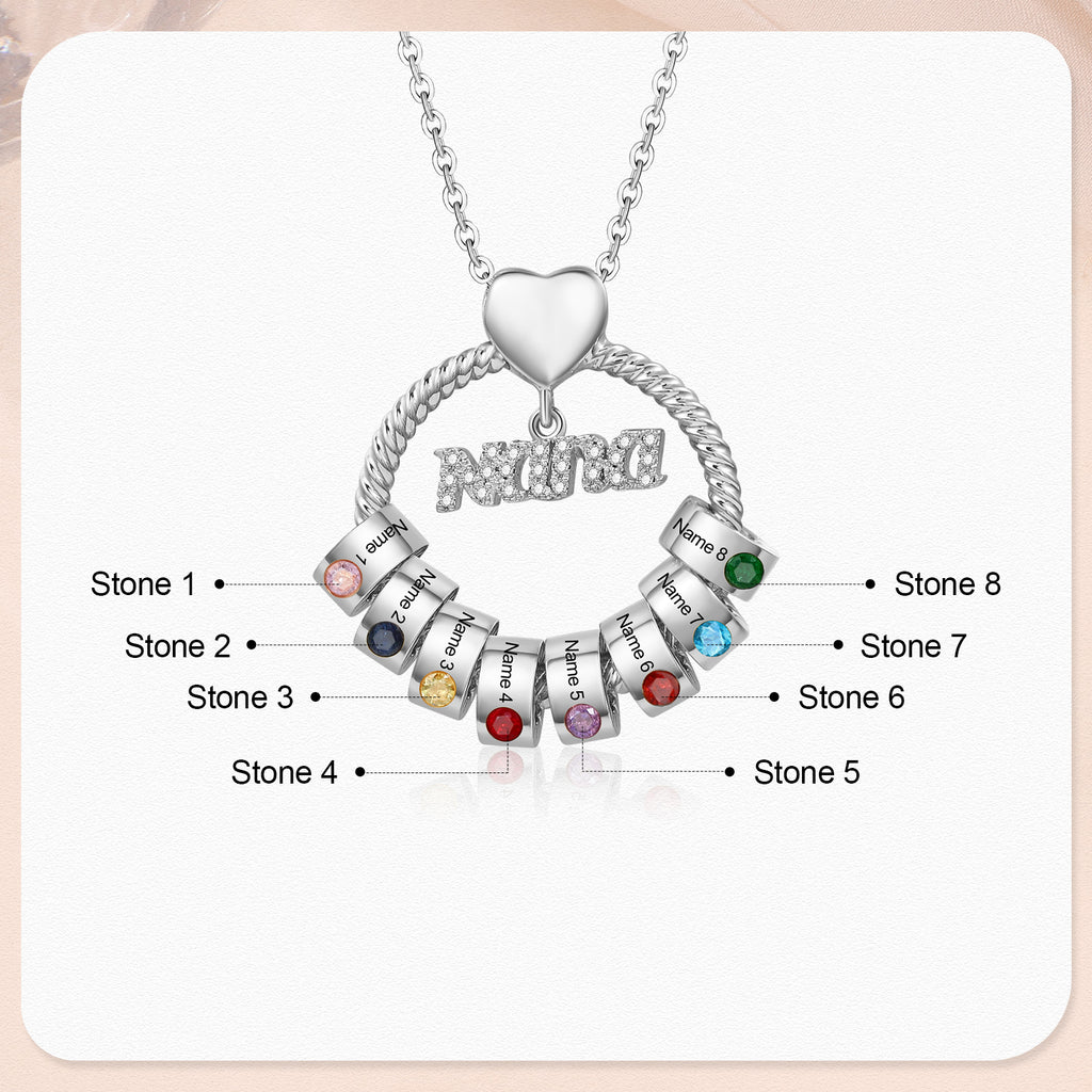 Custom Birthstone Necklace