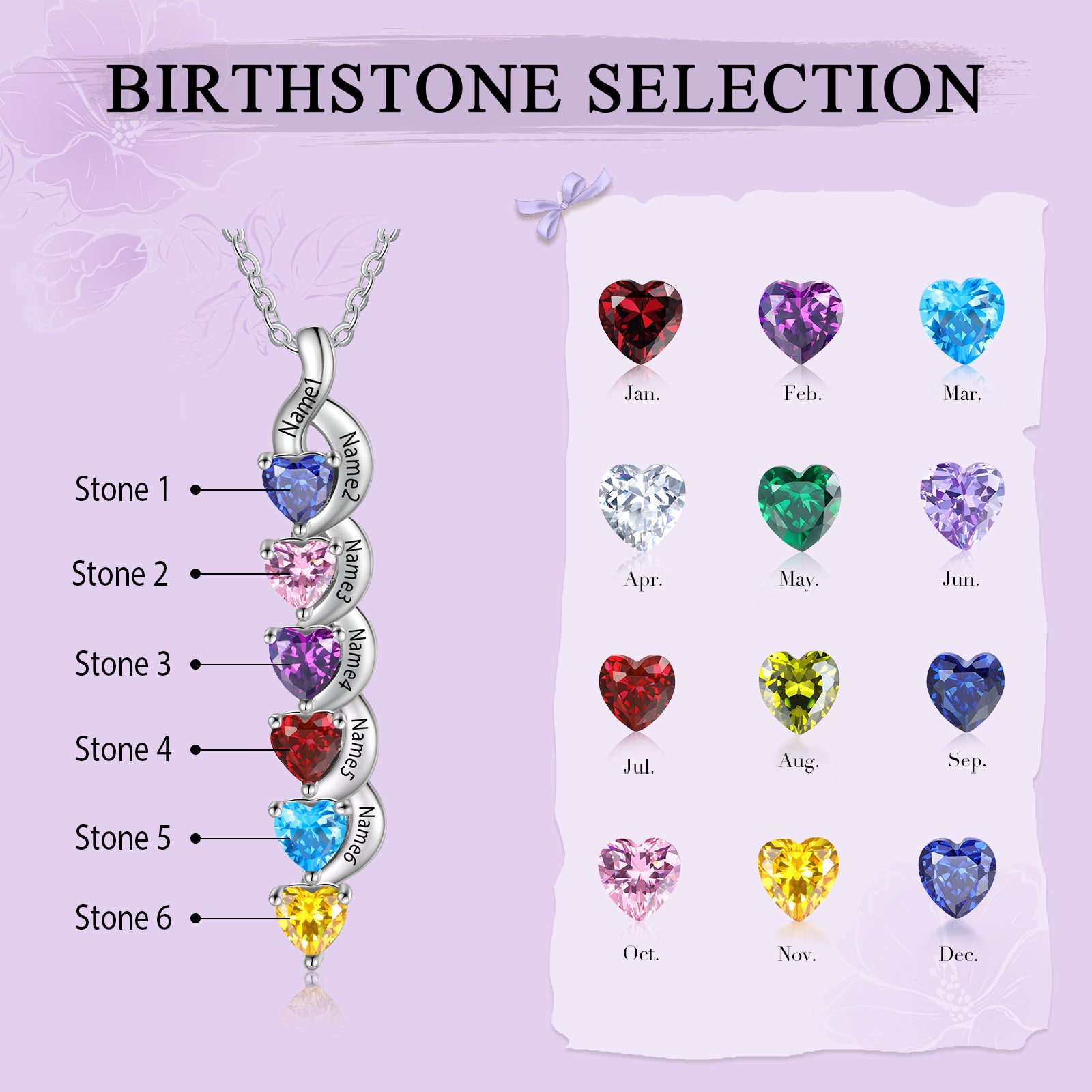 Custom Birthstone Necklace