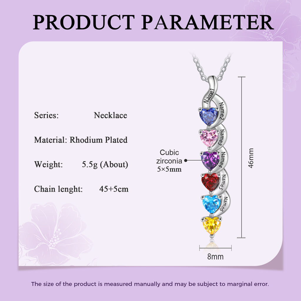 Custom Birthstone Necklace