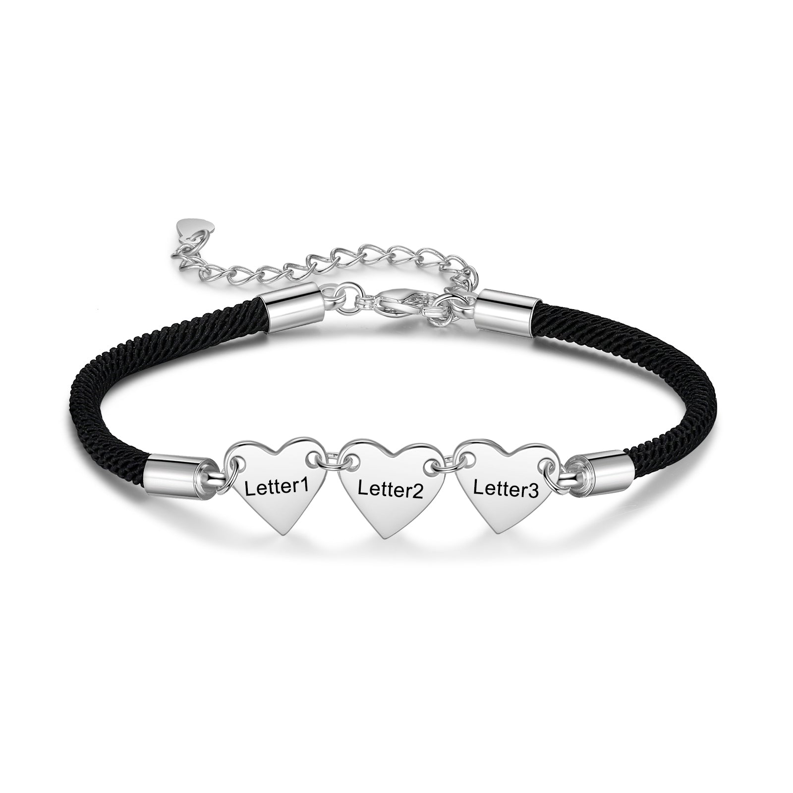 Custom Heart Shaped Bracelet