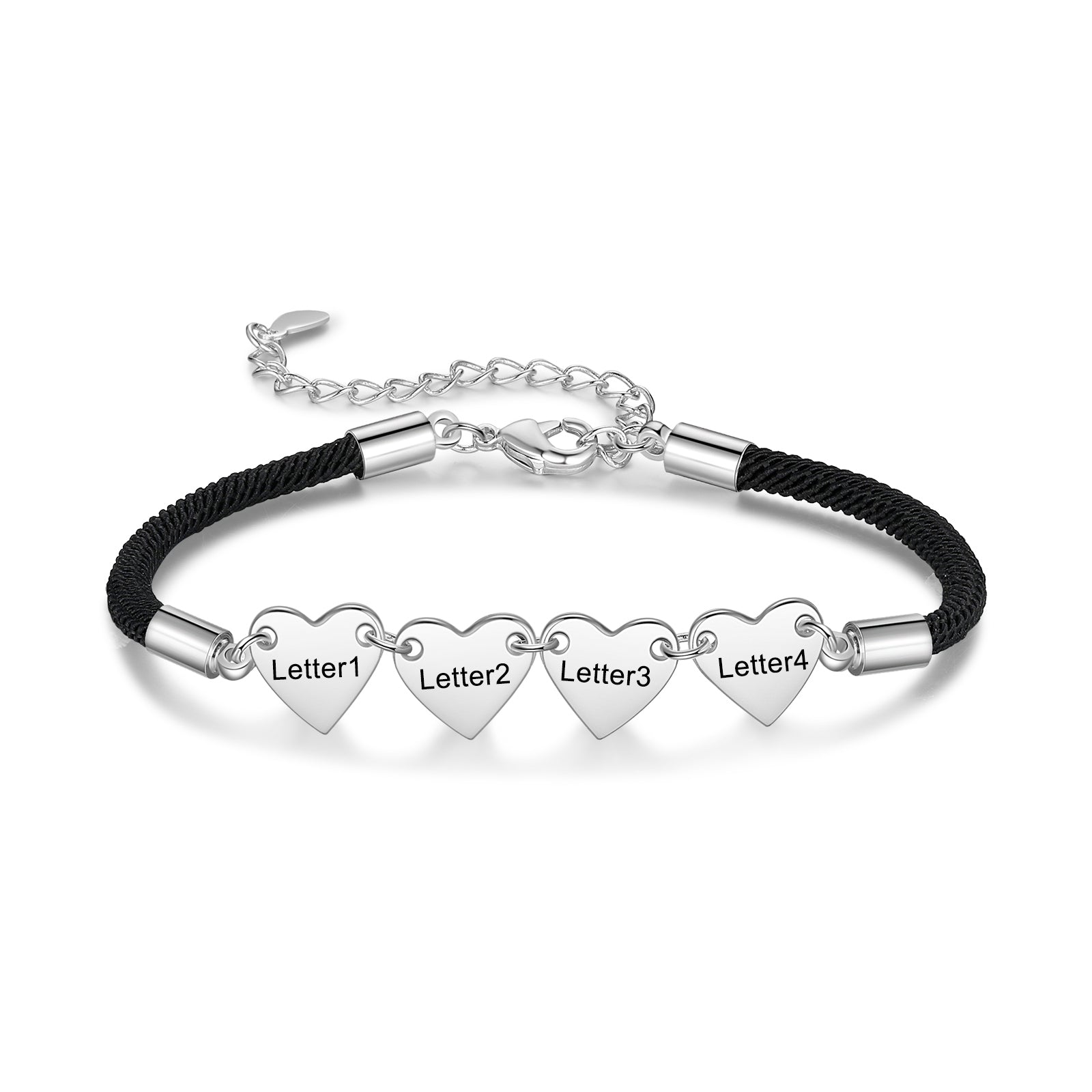 Custom Heart Shaped Bracelet