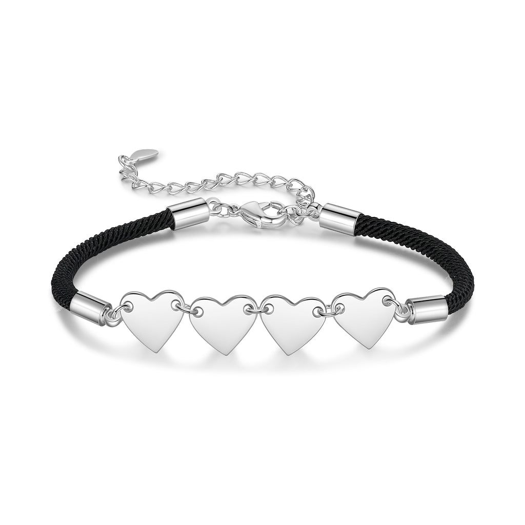 Custom Heart Shaped Bracelet