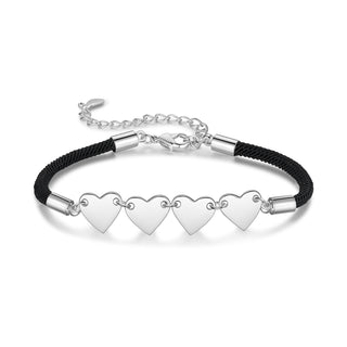 Custom Heart Shaped Bracelet