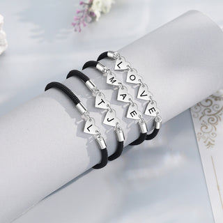 Custom Heart Shaped Bracelet