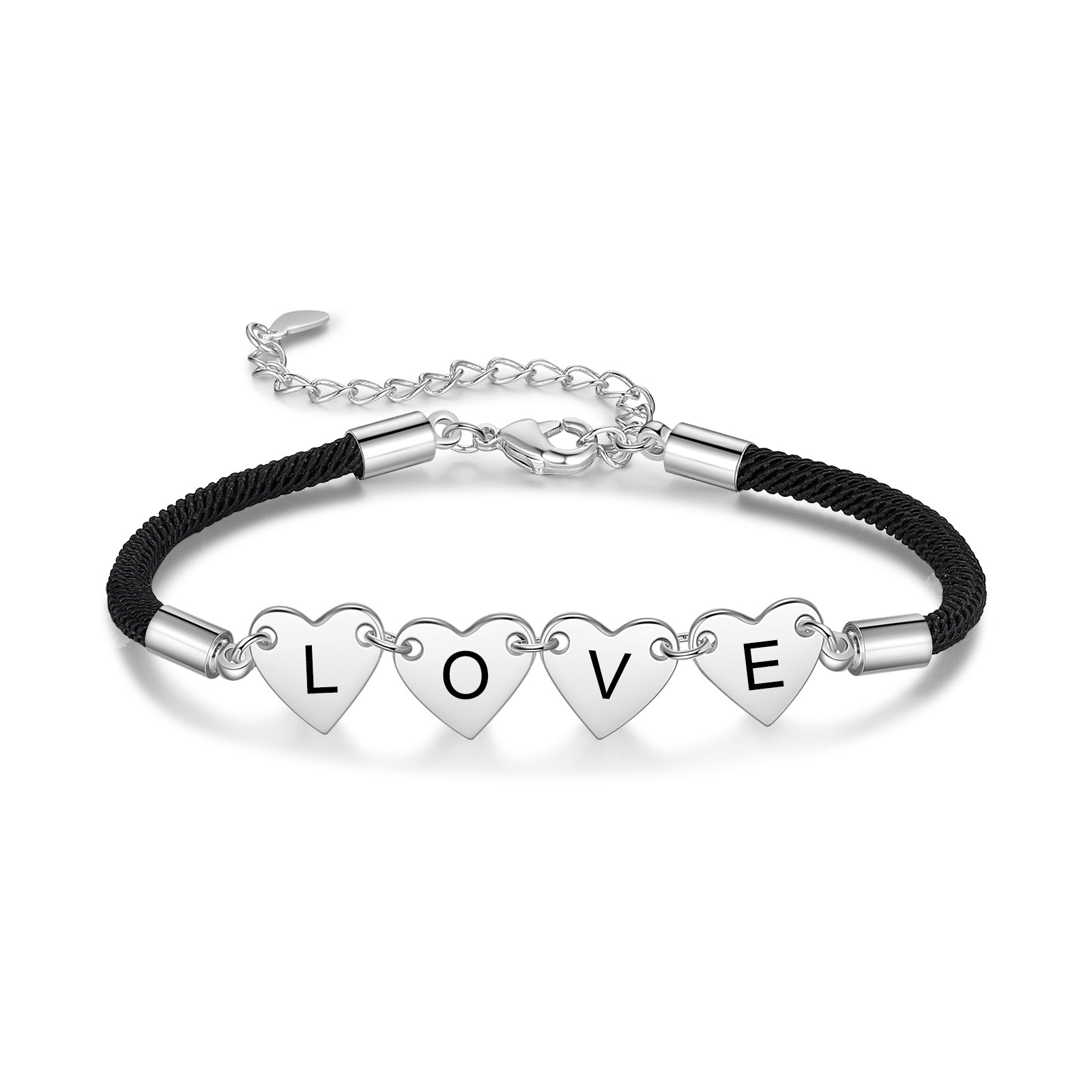 Custom Heart Shaped Bracelet
