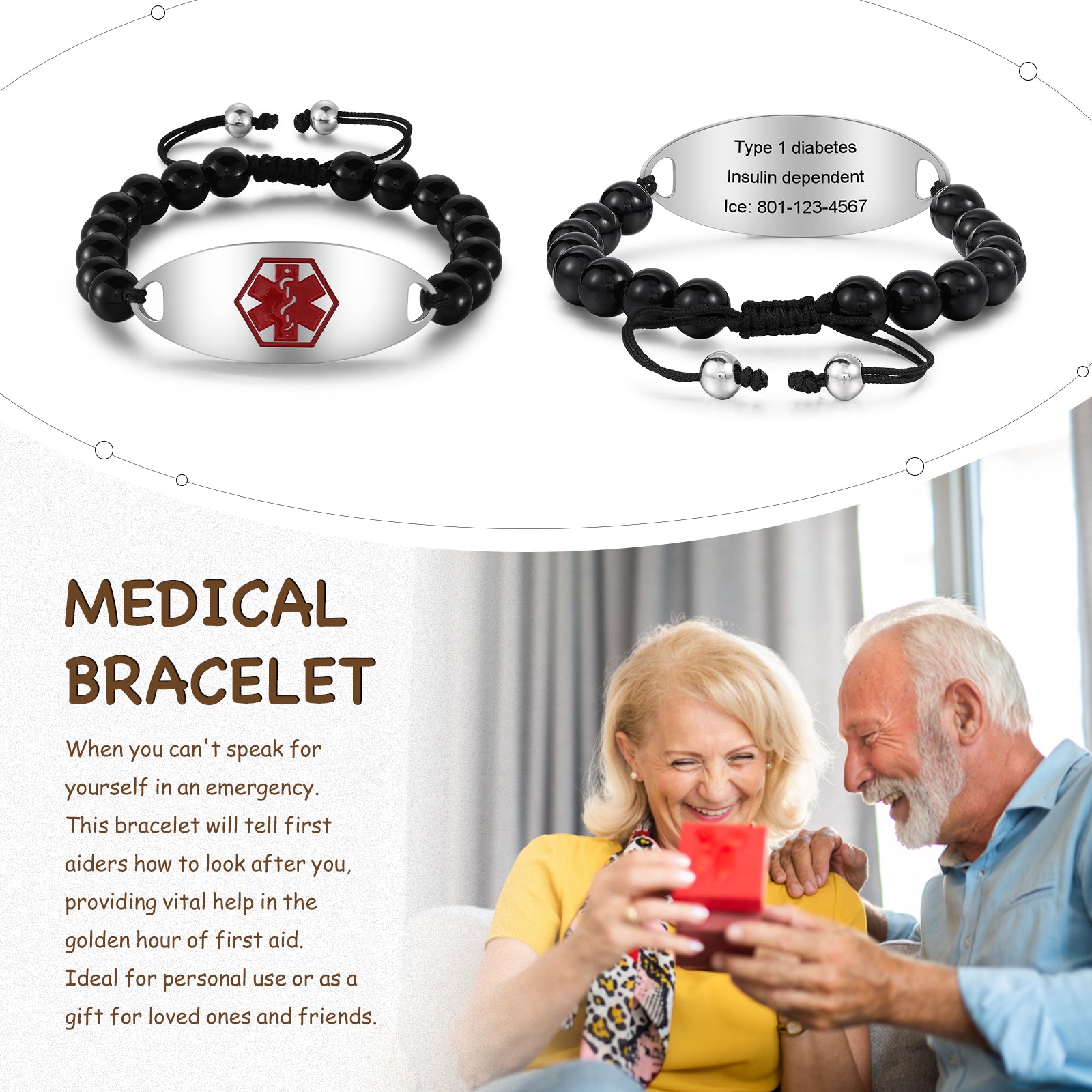 Custom Medical Bracelet
