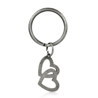 Custom Retro Heart Shaped Keychain