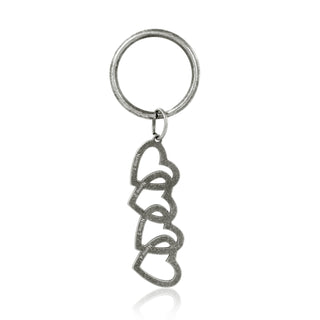 Custom Retro Heart Shaped Keychain