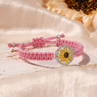 Custom Projection Women Sun Shape Necklace