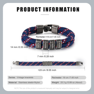 Custom Name Vintage Bracelet