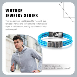 Custom Name Vintage Bracelet