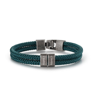 Custom Name Vintage Men Bracelet