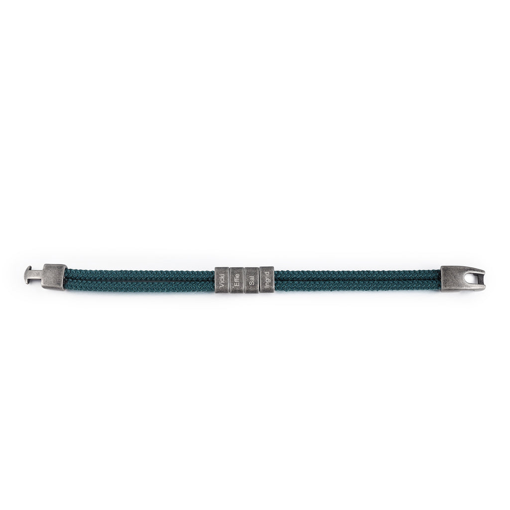 Custom Name Vintage Men Bracelet