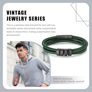 Custom Name Vintage Bracelet