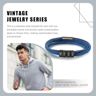 Custom Name Vintage Bracelet